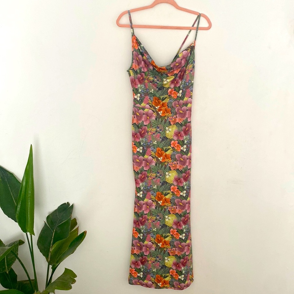 Shein x Trif floral print draped cami dress - Never worn before with tags